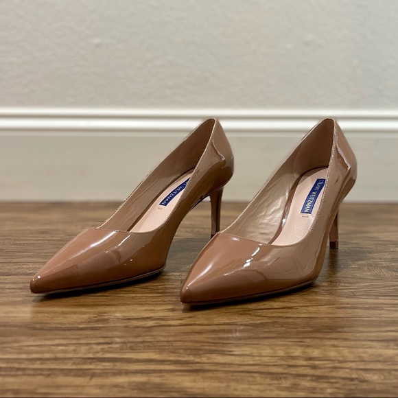 Stuart Weitzman Shoes - Stuart Weitzman Brown Patent Pumps